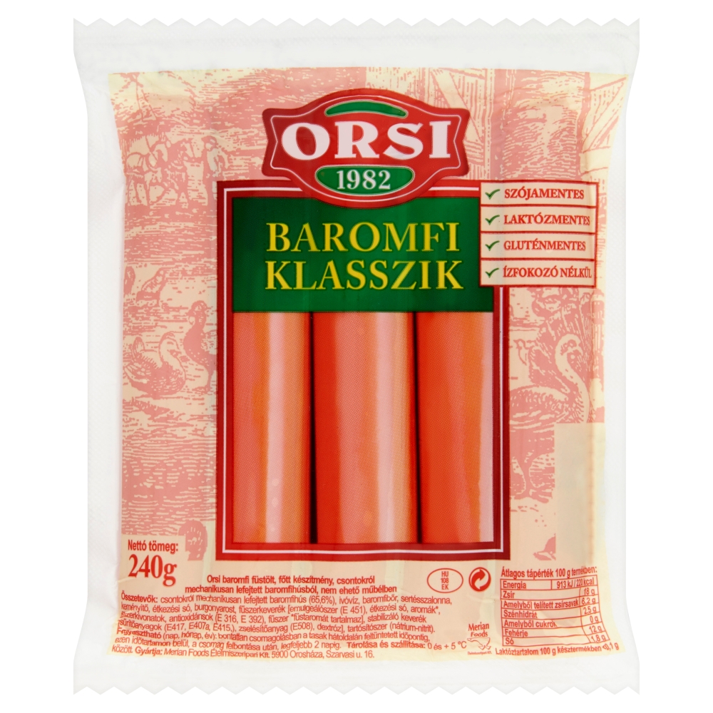 Orsi Baromfi klasszik 240g